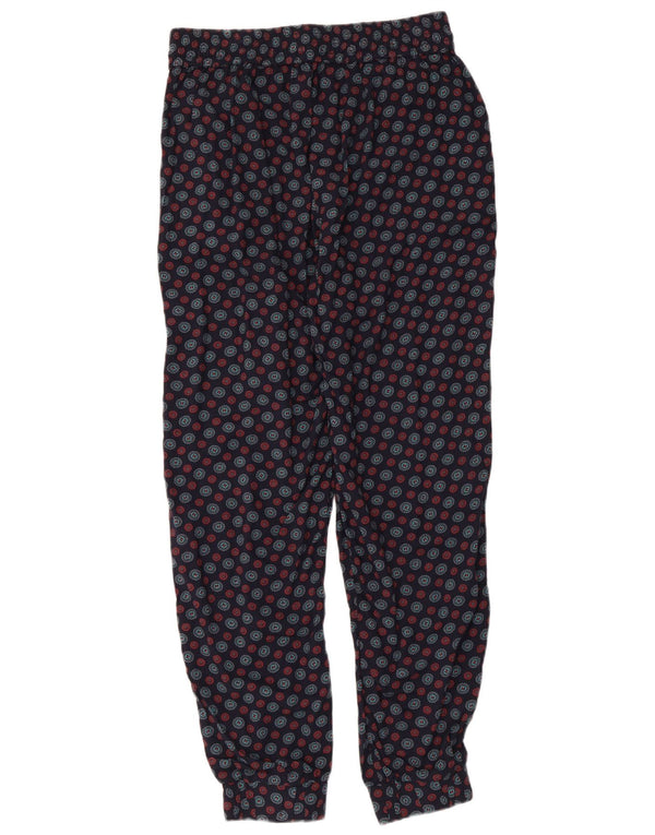 Fat Face Γυναικείο Casual Παντελόνι UK 12 Medium W30 L29 Navy Blue Geometric