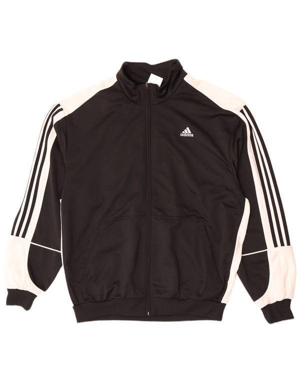 Ανδρική φόρμα Adidas Top Jacket UK 48/50 XL Μαύρο Colourblock Πολυεστέρας