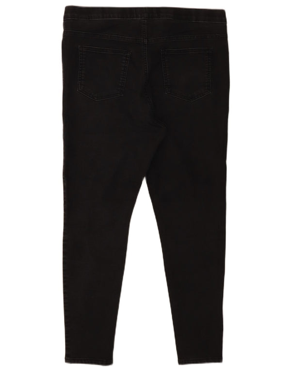 Marks & Spencer Γυναικεία Jegging Τζιν UK 16 Large W34 L25 Μαύρο βαμβακερό