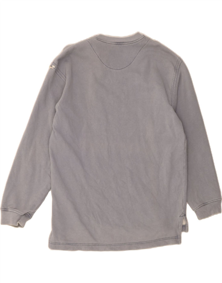 REPLAY Womens Graphic Sweatshirt Jumper UK 14 Medium Blue Cotton Vintage Replay and Second-Hand Replay from Messina Hembry 