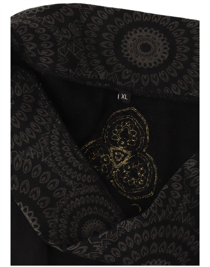 DESIGUAL Γυναικεία Midi Φούστα XL W36 Black Paisley