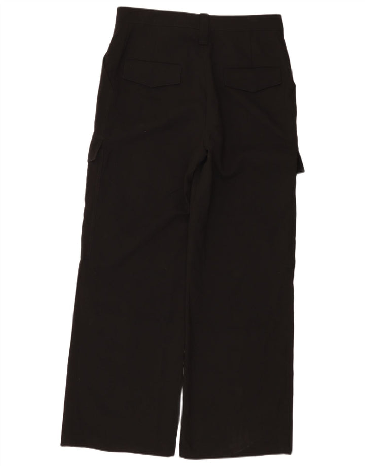 Zara Γυναικείο Φαρδύ Παντελόνι Cargo Medium W28 L30 Μαύρο
