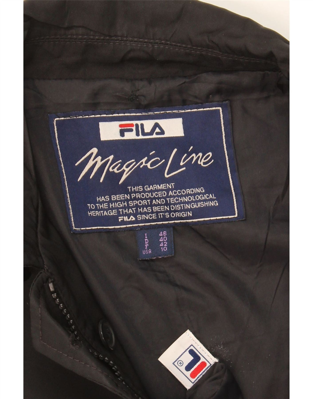 FILA Womens Utility Jacket IT 48 XL Black