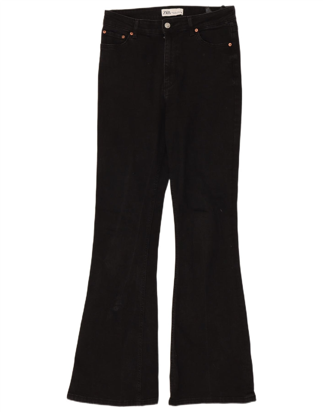Zara Γυναικείο Τζιν EU 40 Medium W30 L33 Μαύρο βαμβακερό