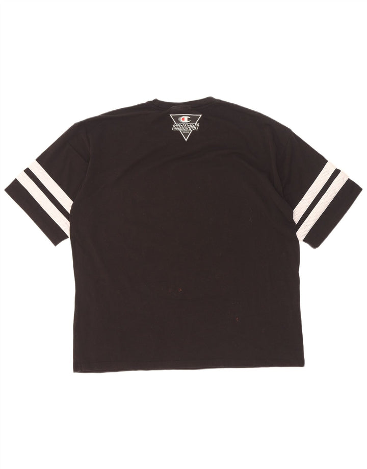 Ανδρικό T-Shirt Champion Graphic Top Medium Black