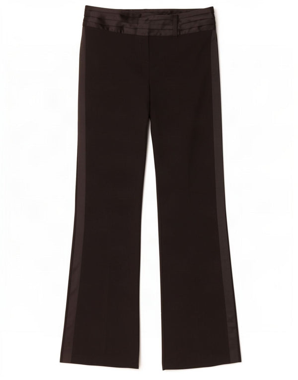 Topshop Γυναικείο Bootcut Casual Παντελόνι UK 12 Medium W30 L35 μαύρο πολυεστέρα