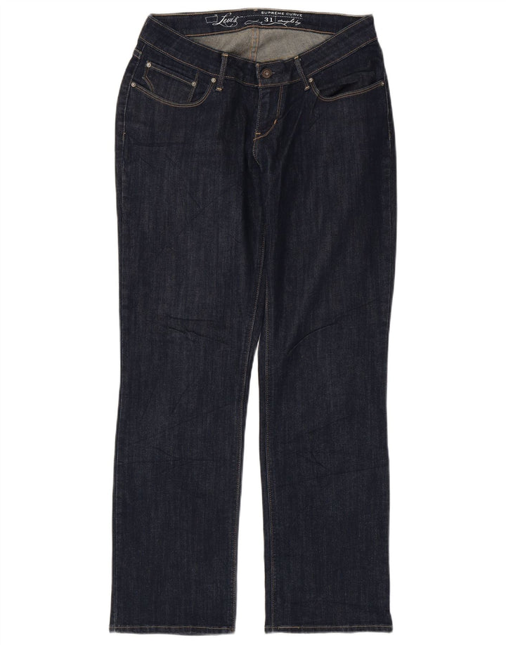 Γυναικείο τζιν ίσιο LEVI'S W31 L30 Navy Blue Cotton