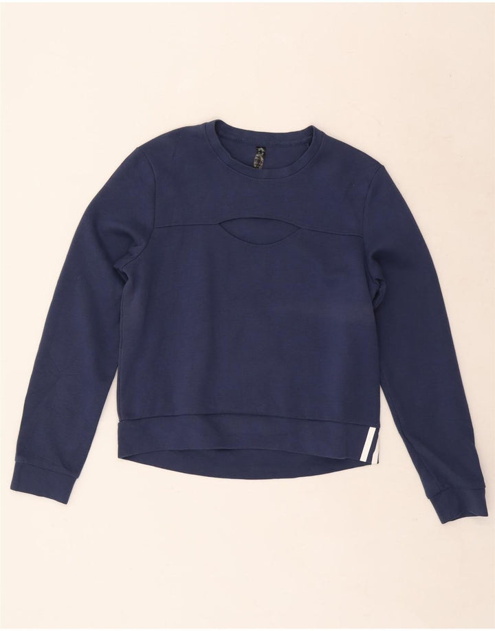 Γυναικεία φούτερ Adidas Jumper UK 12/14 Medium Navy Blue Cotton