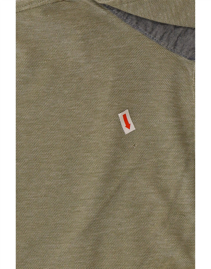 TIMBERLAND Ανδρικό μπλουζάκι Polo Slim Fit 3XL πράσινο βαμβακερό