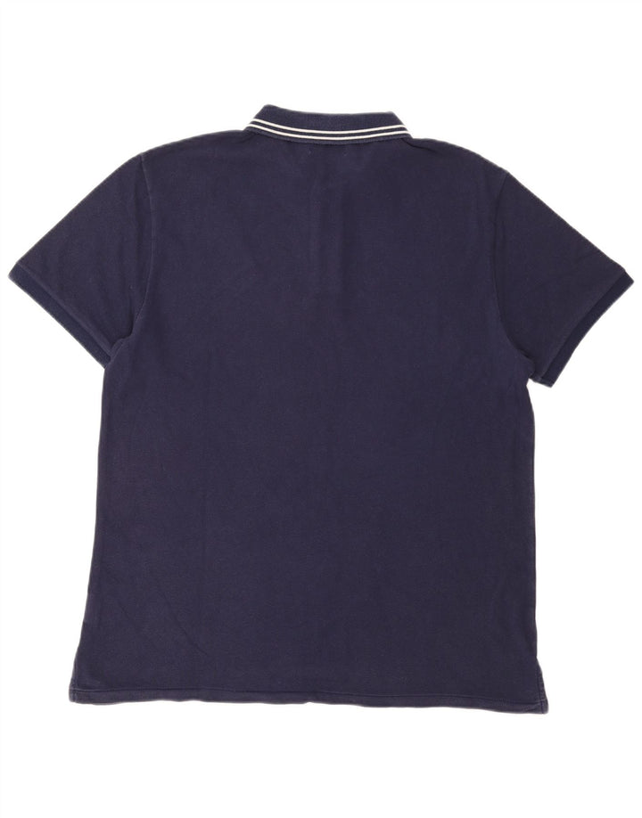 POLO RALPH LAUREN Ανδρικό πουκάμισο πόλο XL Navy μπλε βαμβακερό