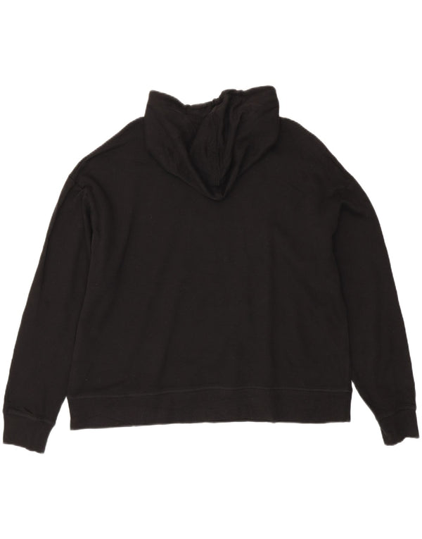 Γυναικείο Reebok Graphic Hoodie Jumper UK 16 Large Black