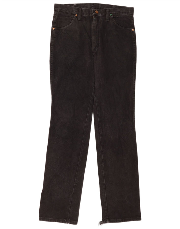 Γυναικείο ίσιο τζιν Wrangler W31 L34 Μαύρο βαμβακερό