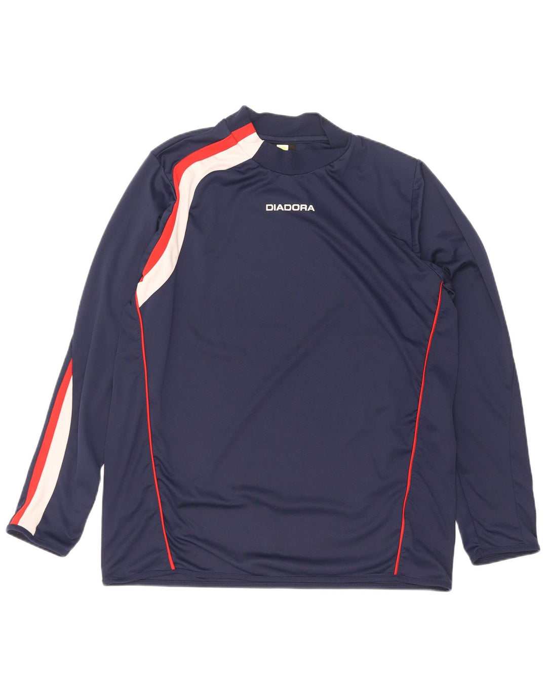 Ανδρικό τοπ Diadora μακρυμάνικο XL Navy Blue Colorblock Πολυεστέρας