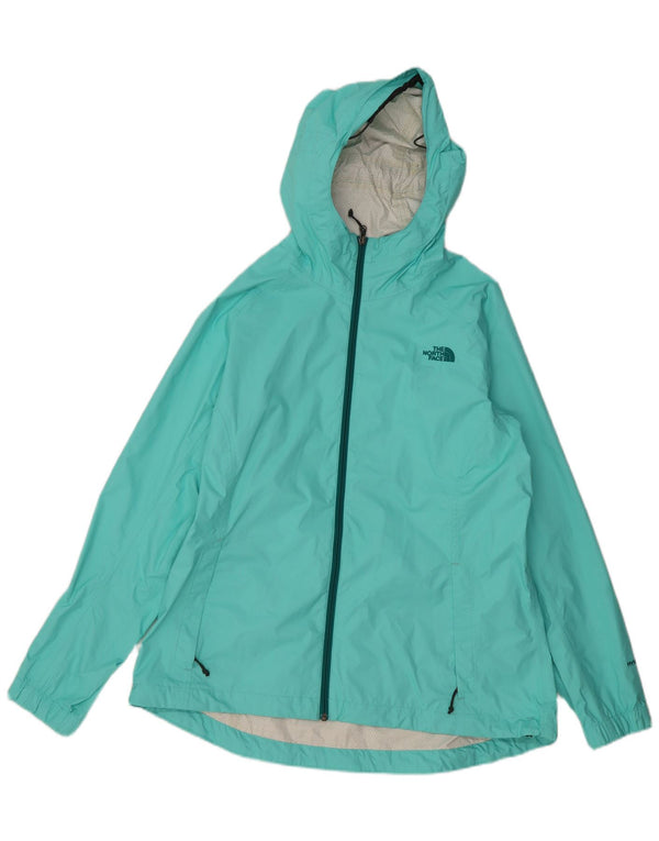 THE NORTH FACE Γυναικείο Hyvent Hooded Rain Jacket UK 18 XL Turquoise Nylon