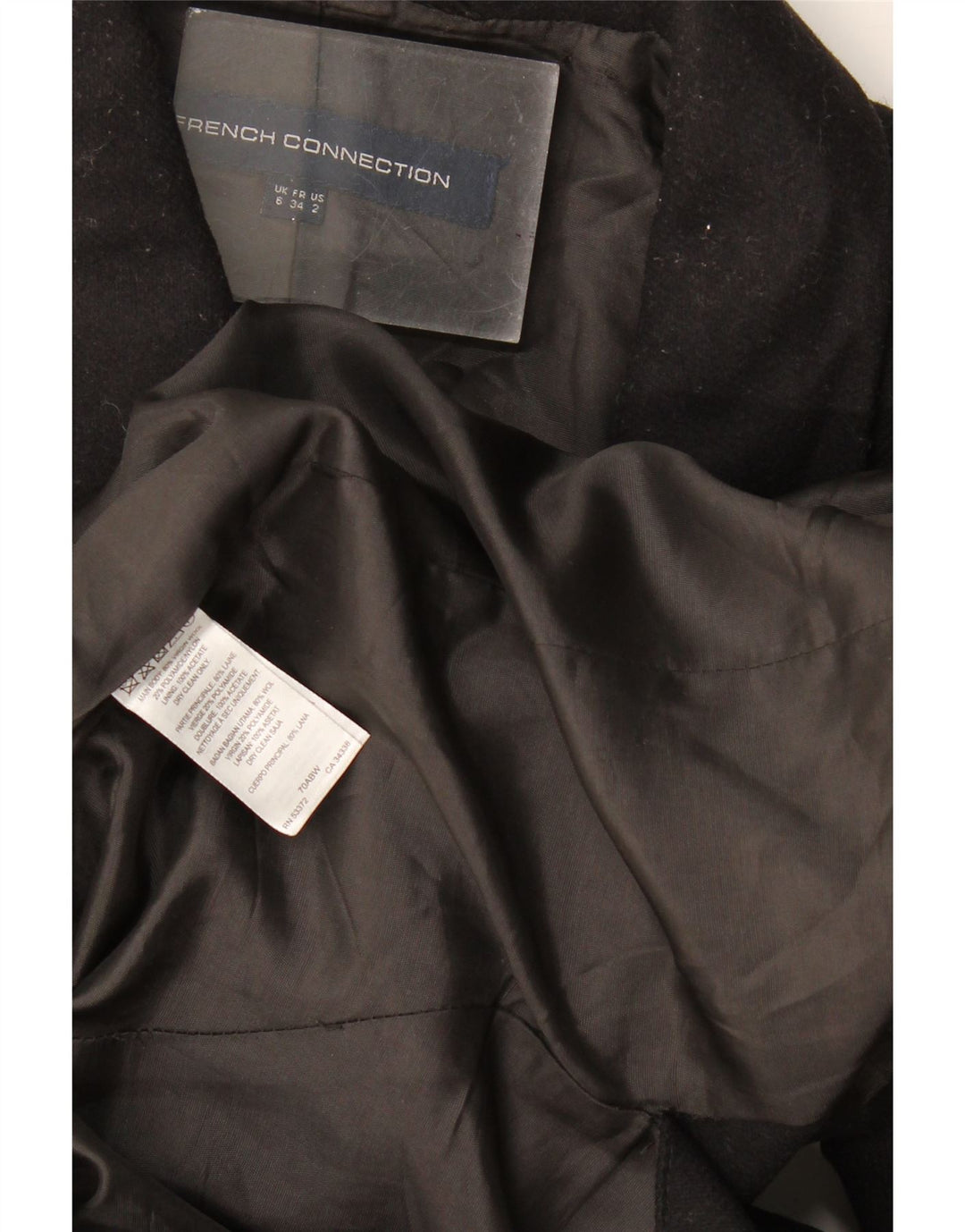 Γαλλικό Connection Γυναικείο Σακάκι Longline Blazer UK 6 XS Μαύρο