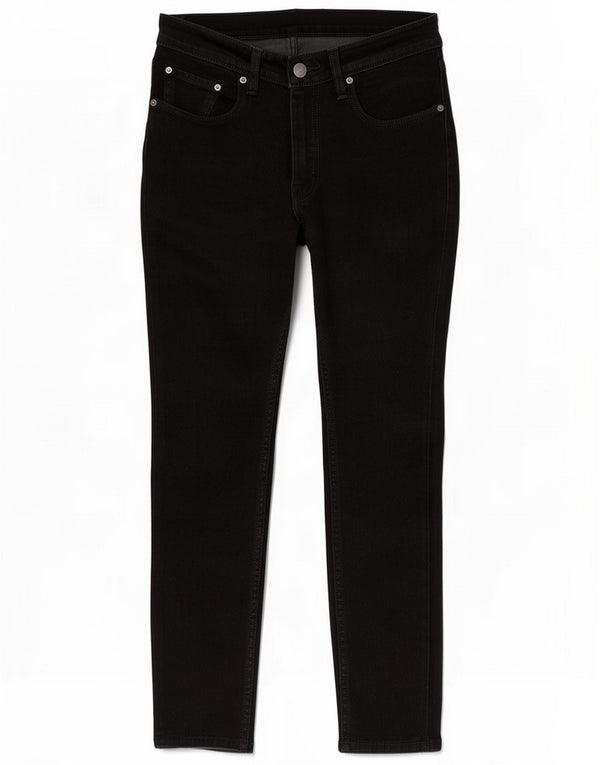 Levi's Mens 512 Tapered Slim Jeans W32 L32 Black Cotton