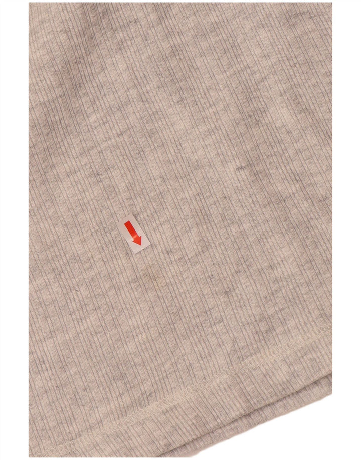 VINTAGE Γυναικείο πουλόβερ με φερμουάρ UK 18 XL Γκρι