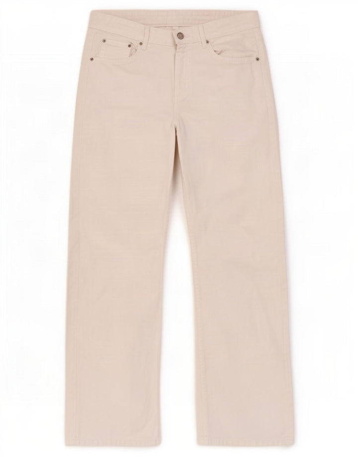 Massimo Dutti Γυναικείο Loose Jeans EU 38 Small W28 L31 Λευκό