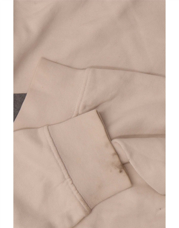 Ανδρικό φούτερ Zara Jumper Μεγάλο λευκό χρώμα, βαμβακερό