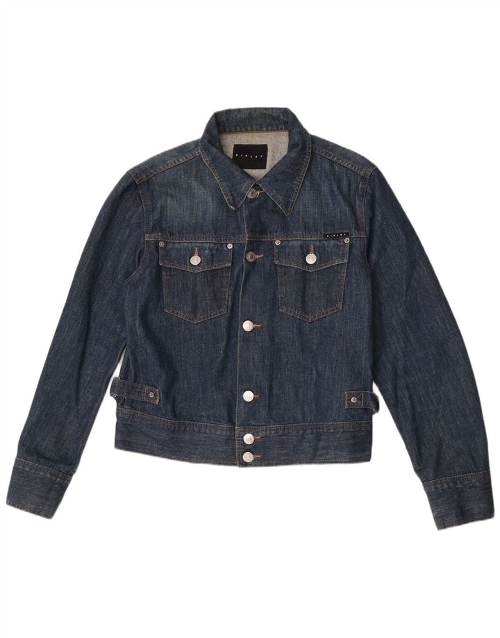 Ανδρικό τζιν μπουφάν Sisley UK 38 Medium Blue Cotton