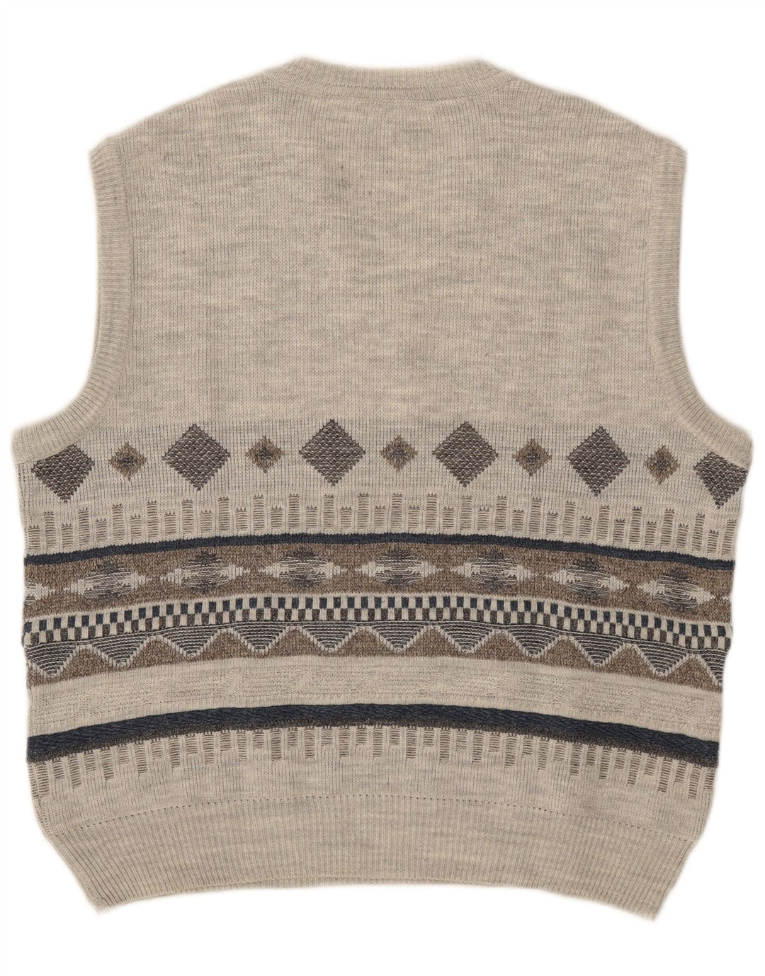C&A Ανδρικό γιλέκο Canda Tank Top Μεγάλο Γκρι Γεωμετρικό Ακρυλικό