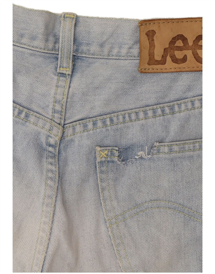 Lee Mens Straight Jeans W32 L32 Blue Cotton