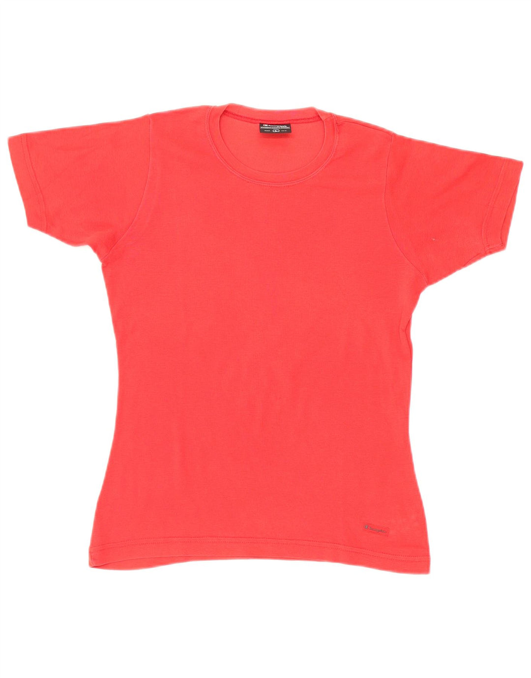 Champion Women T-Shirt Top UK 14 Large Red