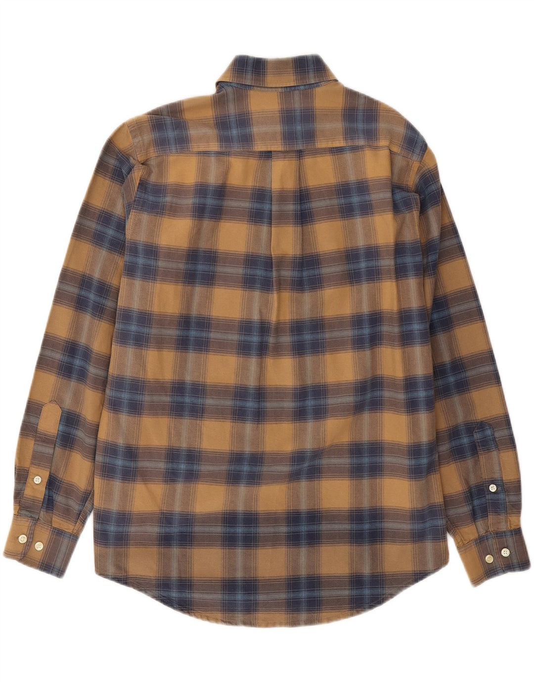 MURPHY & NYE Mens Shirt Small Brown Plaid Cotton Vintage Murphy & Nye and Second-Hand Murphy & Nye from Messina Hembry 