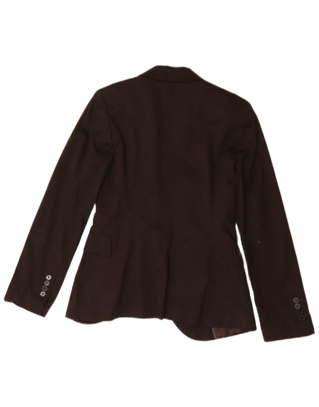 Zara Γυναικείο μπλέιζερ 1 κουμπιού μπουφάν UK 10 Small καφέ βαμβακερό