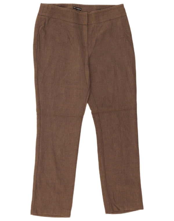 Marks & Spencer Γυναικείο ίσιο παντελόνι UK 12 Medium W32 L28 Brown