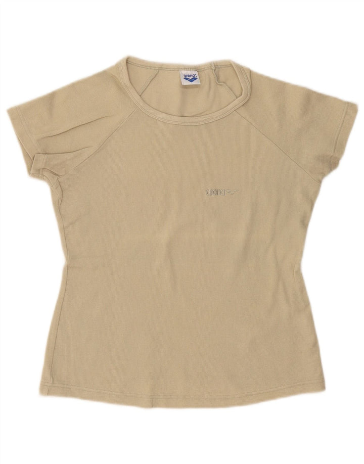 Arena Γυναικείο T-Shirt Top EU 34 XS Beige Cotton