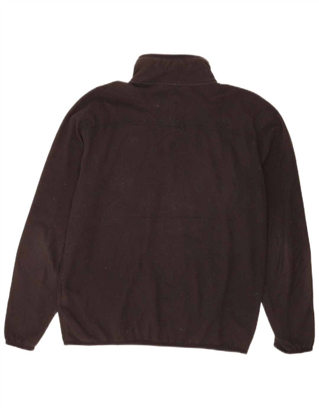 Το ανδρικό φλις φερμουάρ North Face, μεσαίο μαύρο πολυεστέρας