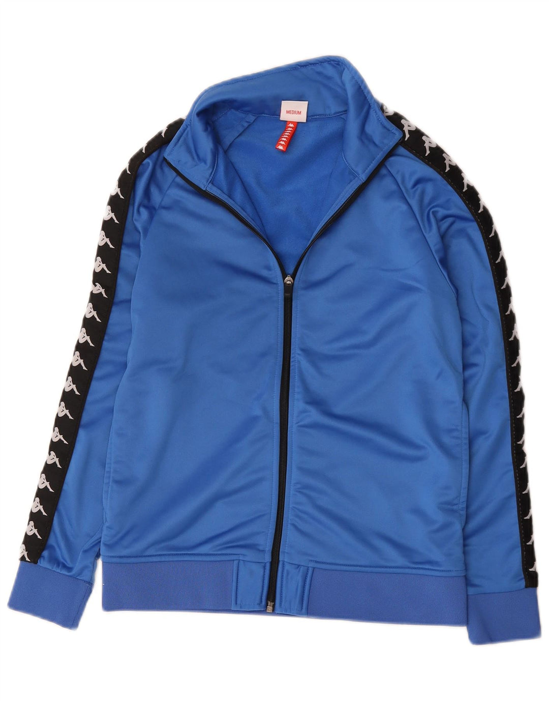Γυναικεία αθλητική φόρμα γραφικών Kappa Top Jacket UK 12 Medium Blue Colourblock