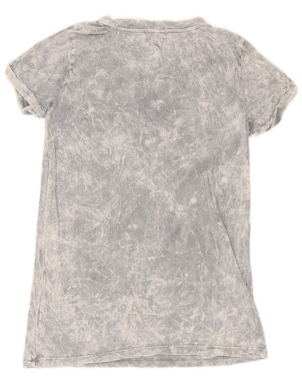 Best Company Ανδρικά γραφικά T-Shirt Top Small Grey Tie Dye Cotton