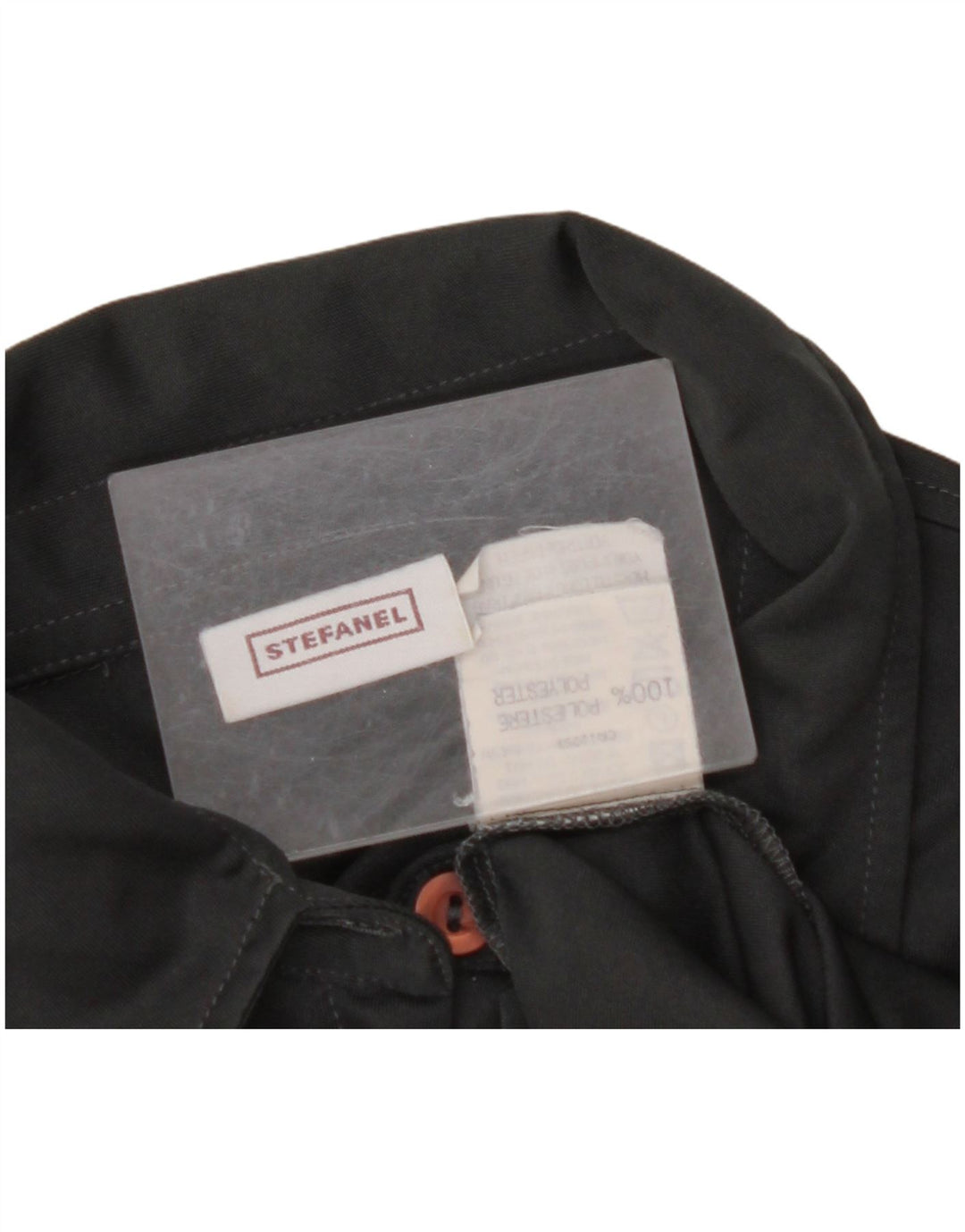 STEFANEL Γυναικείο πουκάμισο Μπλούζα UK 10 Small Black Polyester