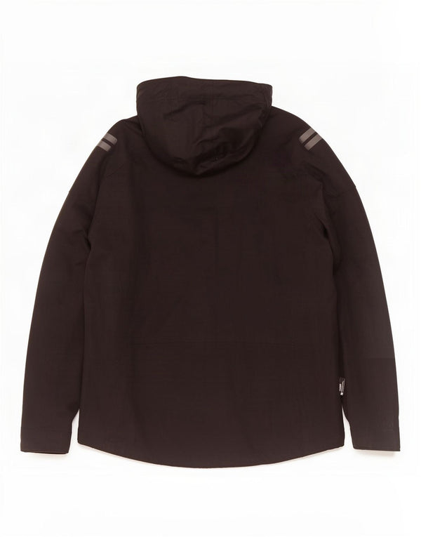 Ανδρικό μπουφάν βροχής με κουκούλα Mountain Warehouse UK 44 2XL Μαύρο πολυεστέρα
