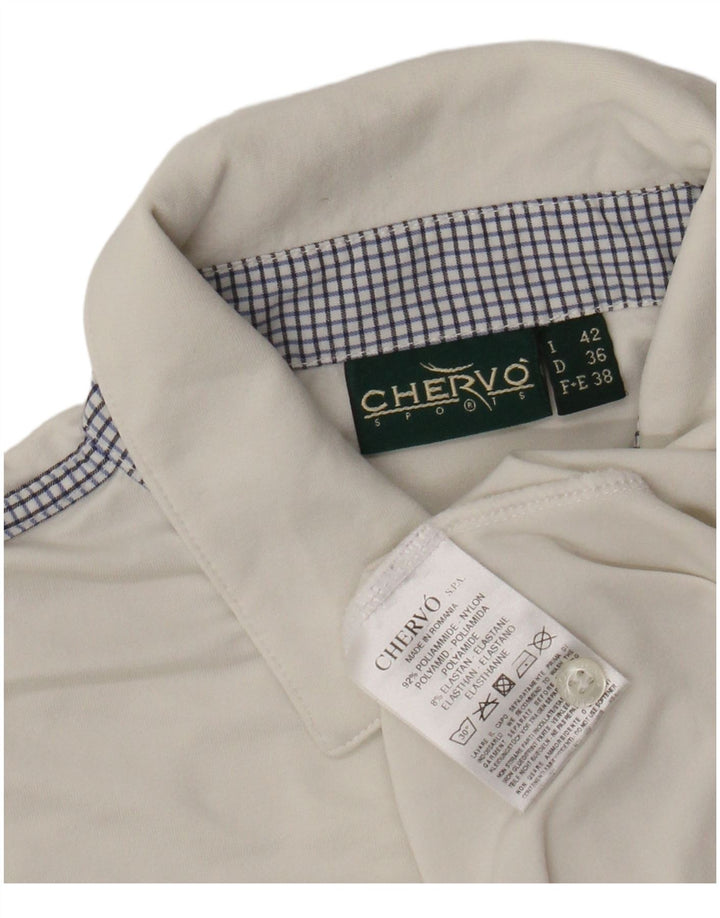 Chervo Γυναικείο πουκάμισο Polo IT 42 Medium White Polyamide