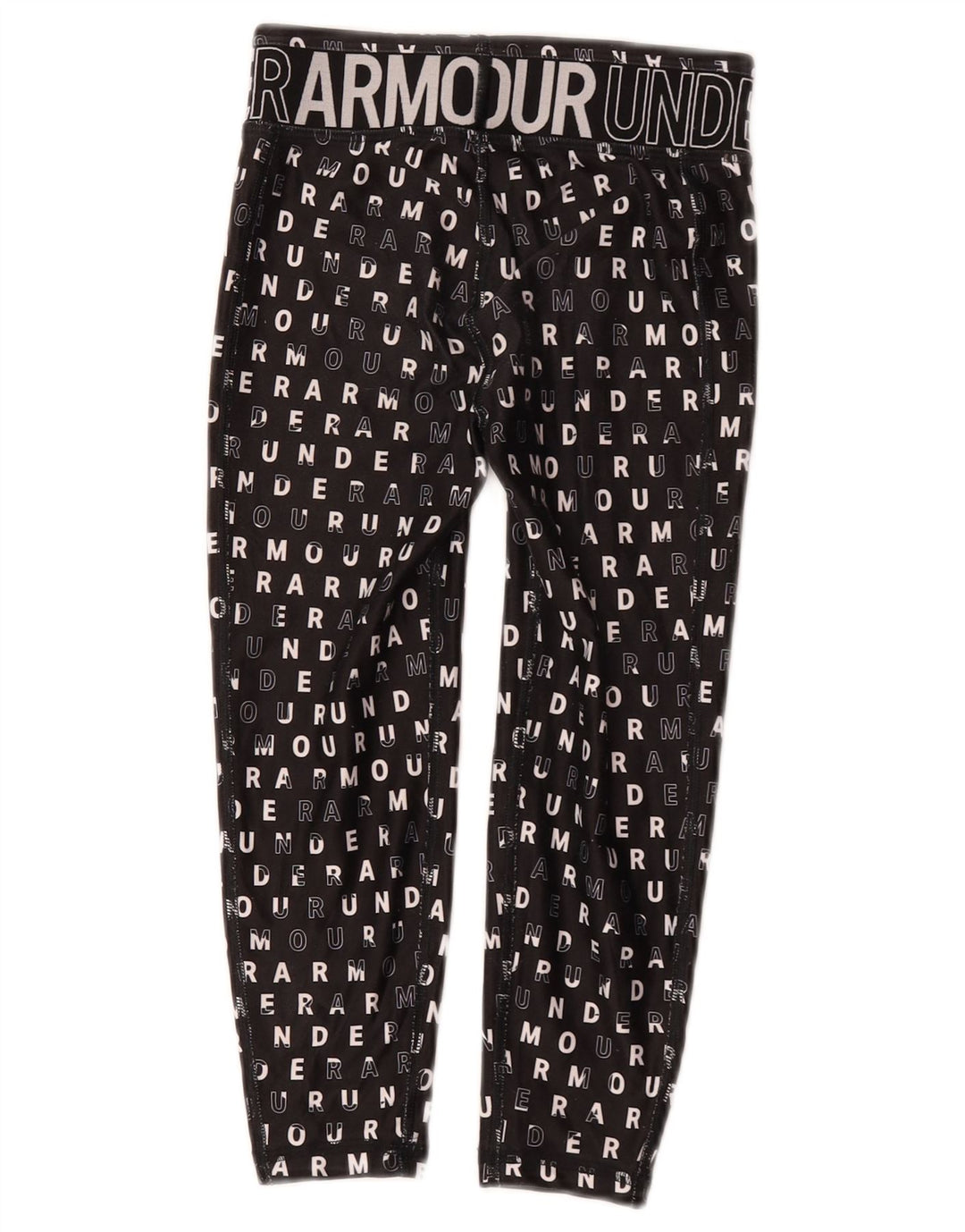 Under Armour Girls Graphic κολάν 7-8 ετών Small Black Polyester