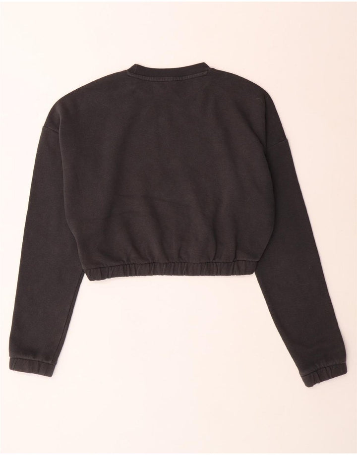 Γυναικεία φούτερ ADIDAS Crop Oversized Jumper UK 8/10 Small Grey Cotton