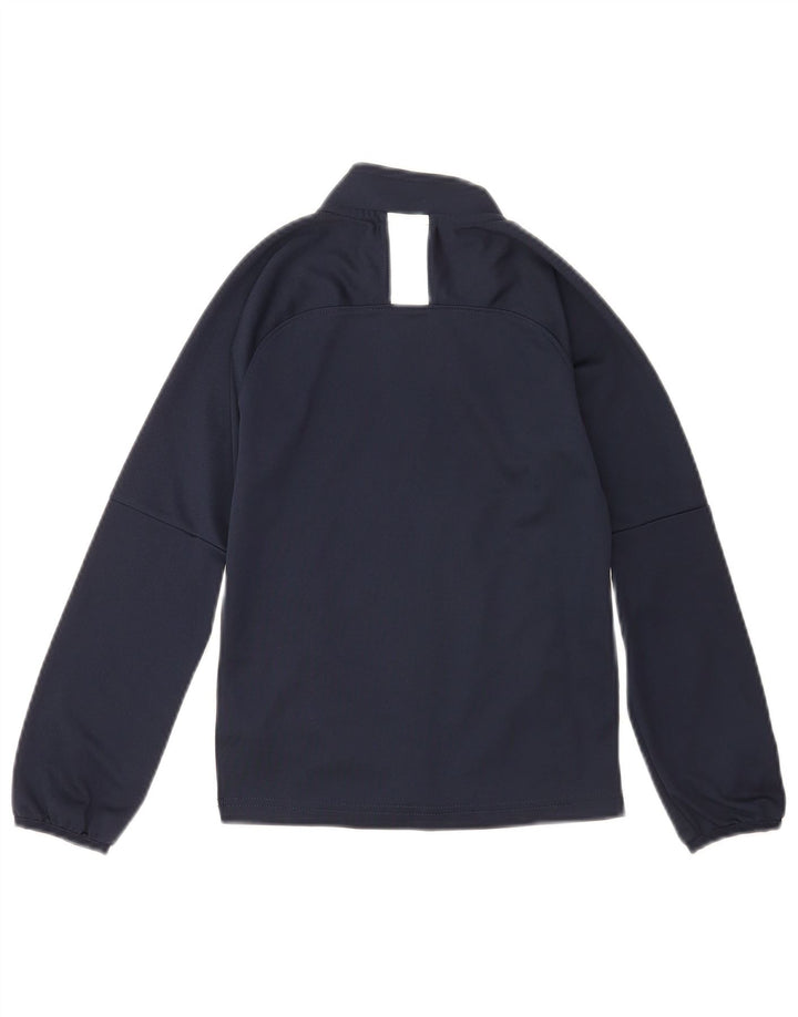 Μπουφάν Nike Boys Dri Fit αθλητική φόρμα 8-9 ετών Small Navy Blue Polyester