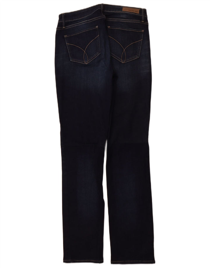 Γυναικείο τζιν ίσιο Calvin Klein W29 L32 Navy Blue Cotton