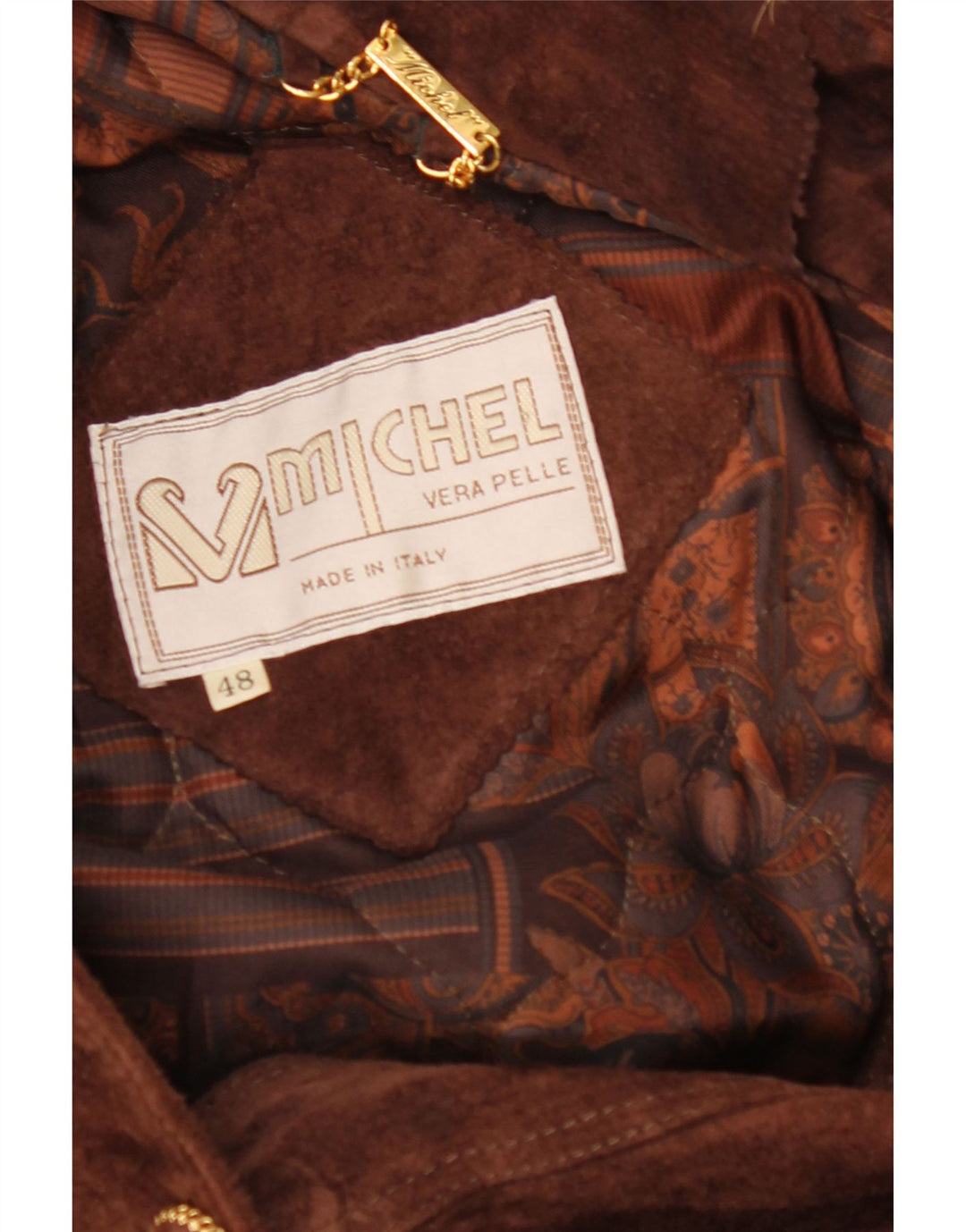 MICHEL Γυναικείο Suede Windbreaker Γυναικείο Παλτό IT 48 XL Καφέ