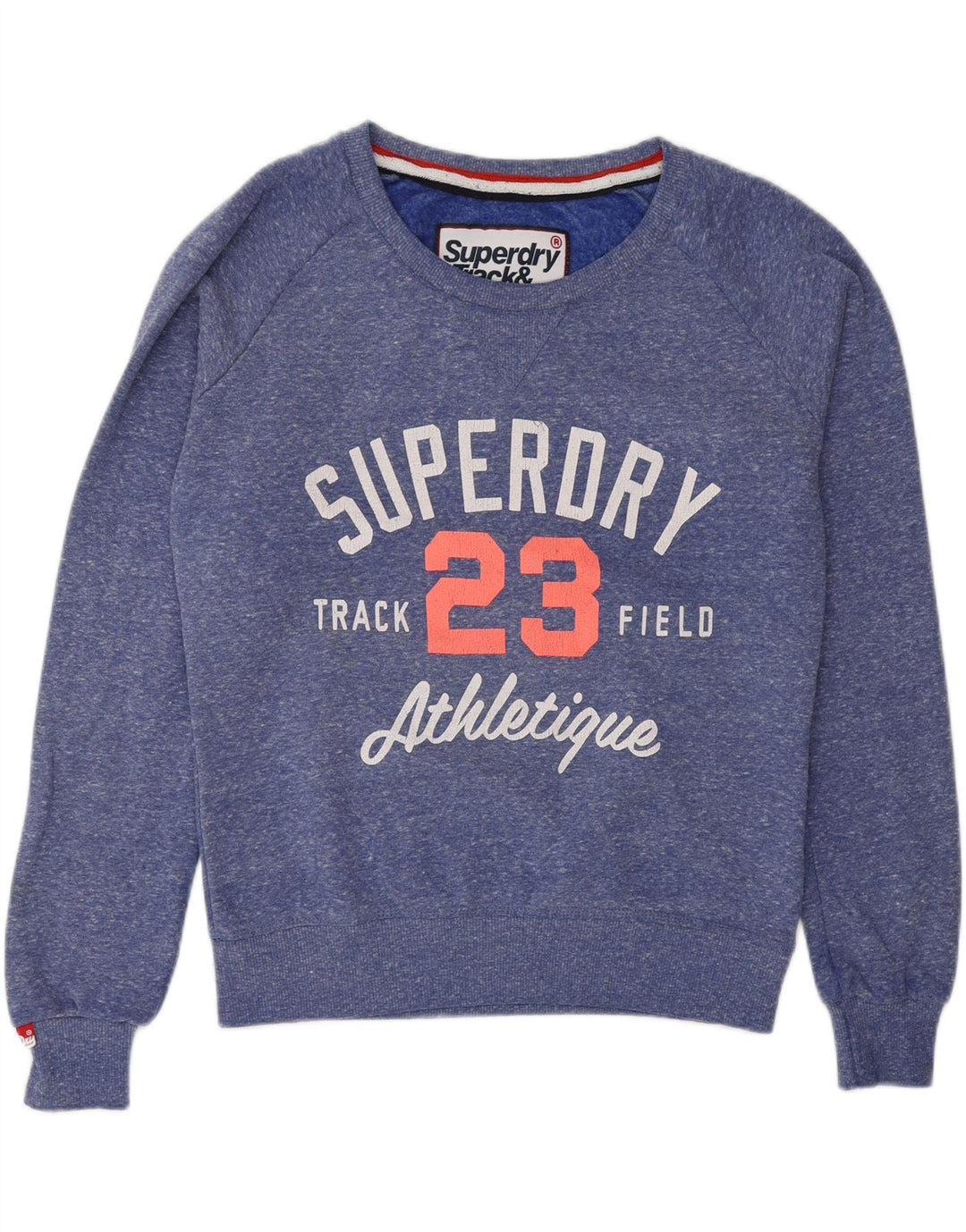 Γυναικεία φούτερ στίβου SUPERDRY Jumper UK 14 Medium Blue Flecked