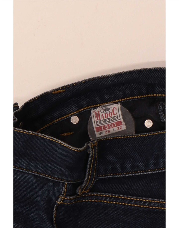 Vintage γυναικείο τζιν μποτάκι W26 L29 Navy Blue Cotton