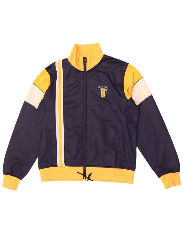 Ανδρική αθλητική φόρμα Diadora Top μπουφάν Medium Navy Blue Colourblock