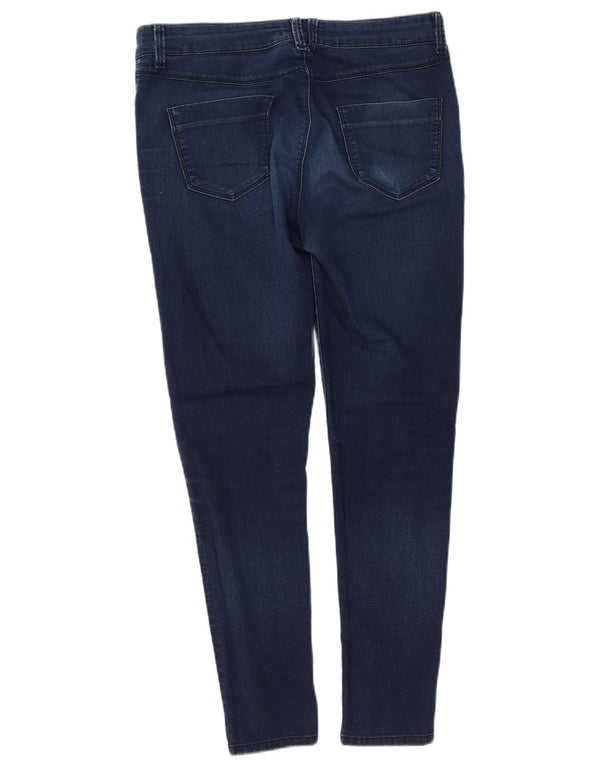 Marks & Spencer Γυναικεία Jegging Τζιν UK 14 Medium W32 L28 Navy Blue Cotton