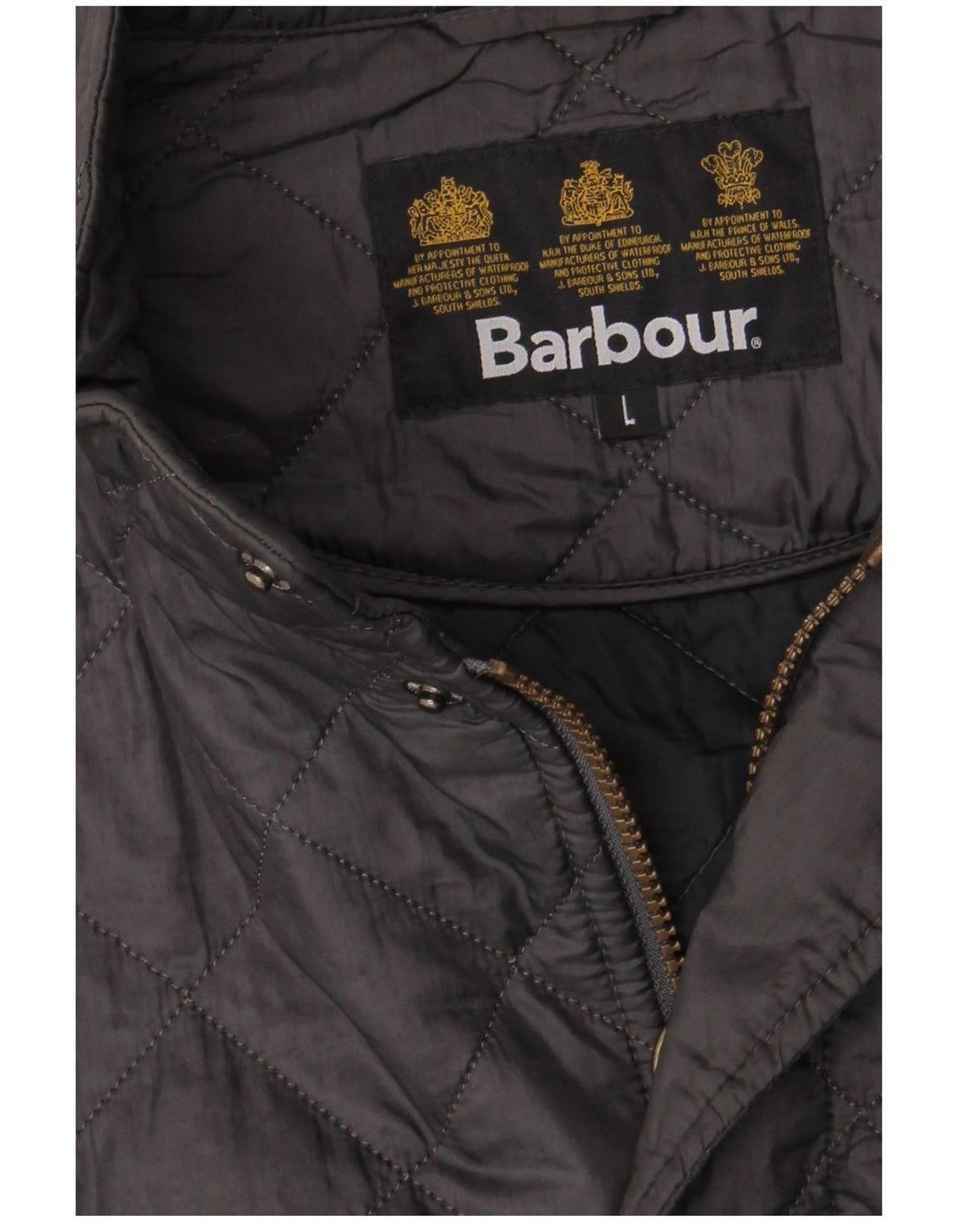 Ανδρικό καπιτονέ μπουφάν Barbour UK 40 Large Grey