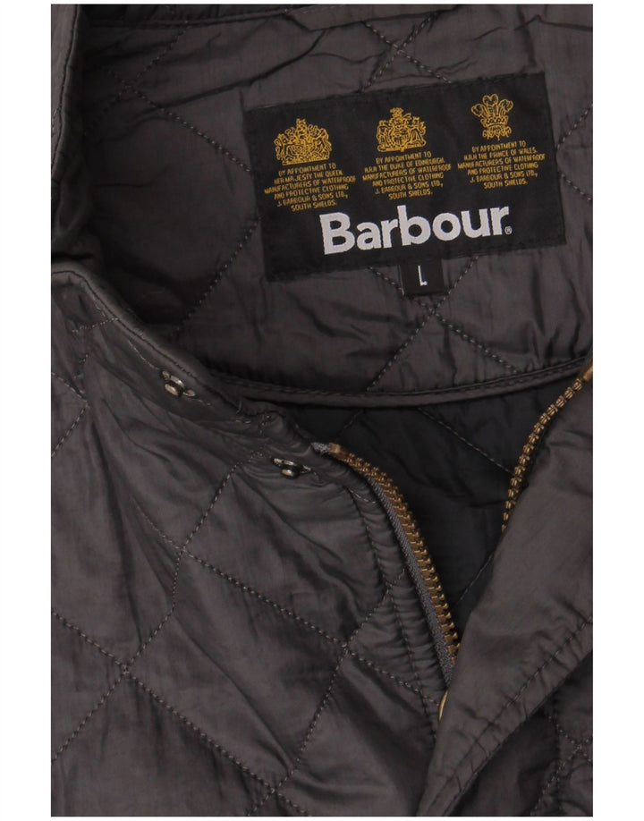 Ανδρικό καπιτονέ μπουφάν Barbour UK 40 Large Grey