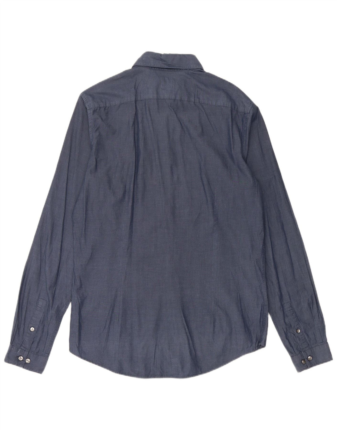 CALVIN KLEIN Ανδρικό πουκάμισο Slim Fit Μέγεθος 40 Medium Navy Blue βαμβακερό