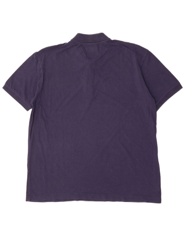 Ανδρικό μπλουζάκι πόλο KAPPA 3XL Navy Blue Cotton